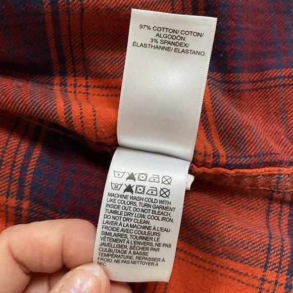 Flannel by Lucky Brand.  Large.  EUC - Picture 5 of 8